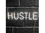 Luce Led Neon, Applique Decorativa, Bianco Hustle, Circa 50 X 12,5 X 2 Cm
