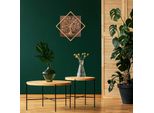 Wallity, Albero V2 - Rame, Decorazione Da Parete, Noce, Metallo, 54 X 54 Cm