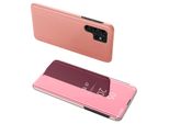 Custodia Clear View Per Samsung Galaxy S23 Ultra Cover Con Flap Rosa