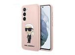 Karl Lagerfeld Klhcs23Ssnikbcp S23 S911 Custodia Rigida RóżOwy/Silicone Rosa Ikonik