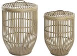 Set Di Cesti In Bambù Dkd Home Decor (40 X 40 X 61 Cm)