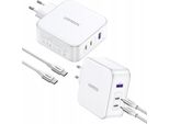 Ugreen Nexode USB-A+2*USB-C 140W Gan Fast Charger+Usb-C Cable Wht (15339)