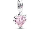 Pandora Albero Della Famiglia E Cuore Rosa Ciondolo 792654C01 Ciondolo