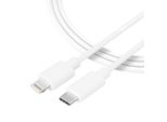 Cavo Tattico A Filo Liscio Usb-C/Lightning 0,3 M Bianco