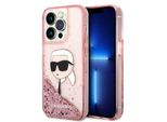 Karl Lagerfeld Klhcp14Xlnkhcp Iphone 14Pro Max 6,7 RóżOwy/Rosa Custodia Rigida Glitter Karl Head