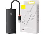 Baseus WKQX030001 Hub Di Interfaccia Usb 3.2 Gen 1 (3.1 Gen 1) Type-A 5000 Mbit/S Nero