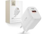 Tech-Protect C20W Caricatore Di Rete A 2 Porte Pd20W/Qc3.0 Bianco