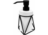 Dispenser Di Sapone Mila, Nero/Ceramica