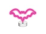 Neon Led Segno Luce Batteria / Usb Led Luce Casa Illuminata Segno Luce Notturna Pipistrello Rosa