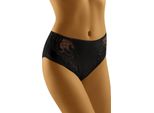 Wol-Bar Eco-Ga Nero L Mutandine Con Sette Alte