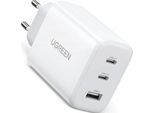 Ugreen CD275 Wall Charger With Cable 2× Usb Type-C / Usb 65W White