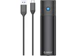 Custodia Per Unità Esterna M.2 Sata, Orico PWM2-BK-EP, USB-C, 5 Gbps (Nero)