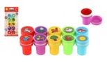 Teddies Timbri Di Plastica I Miei Primi Animali 10Pz 2,5X4Cm Su Cartoncino