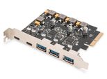 Digitus Pci Expr. Card Usb 3.1 Gen2, 2X USB-C 3X USB-A