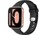 Cinturino Oppo Watch 41 Mm: Cinturino In Silicone Imoshion Con Pulsante Argento Senza Aiuto Per L'installazione