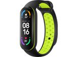 Xiaomi Mi Band 6, Xiaomi Mi Band 5 Banda: Fascia Sportiva In Silicone Imoshion Con Pulsante Rotondo Del Sistema A Scatto