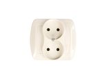 Simon Accord Presa Doppia B/U 16A IP20 Beige AG2/12