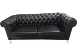 Divano Chesterfield Divano A 3 Posti Divano In Pelle Divani Neri Divani Nuovi
