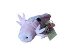 Axolotl Ciondolo Portachiavi Da Tasca Anfibio Tritone Rosa 15 Cm
