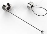 Vivolink PROADRING-S-WIRE Cavo Antifurto Nero, Acciaio