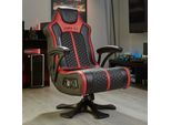 X Rocker 2020014 Sedia Per Videogiochi Sedia Per Videogiochi Per Console Seduta Imbottita Nero