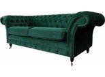 Divano Chesterfield Divano Imbottito 3 Posti Divani Seduta Divani Verde Nuovo