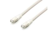 Equip - Cavo Patch - Da RJ-45 (M) A RJ-45 (M) - 1 M - Sftp - Cat 6A Platinum - Stampato, A Trefoli - Bianco