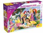 Supermaxi Puzzle Bifacciale 2X12El. 50X35Cm Principesse 86566 Lisciani P12