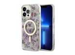 Guess Guhmp14Xhcfwst Custodia Rigida Trasparente Per Iphone 14 Pro Max6.7 Fiore Magsafe