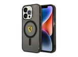 Ferrari Fehmp14Lurkk Iphone 14 Pro 6,1 Czarny/Nero Custodia Rigida Traslucida Magsafe