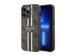 Guess Guhmp13Xp4Rpsw Custodia Rigida Per Iphone 13 Pro Max6.7 BrąZowy/Marrone 4G Con Strisce Stampate Magsafe