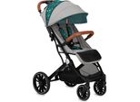 Momi Estelle Dakar Passeggino Fino A 22 Kg - Leggero, Zanzariera, Sacco A Pelo E Parapioggia - Grigio-Verde