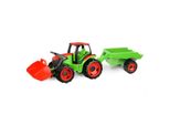 Lena - Giga Trucks - Trattore Con Caricatore Frontale E Rimorchio