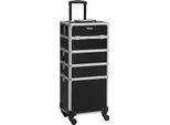 Cassetta Degli Attrezzi Portatile Con Ruote Beauty Travel Storage Trolley Carry Case Multifunzionale Telaio In Alluminio Rimovibile 4 In 1 Tool