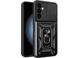 Custodia Blindata Hybrid Armor Camshield Per Samsung M34 Con Copertura Della Fotocamera - Nero