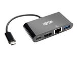 Adattatore Multiporta USB-C Di Eaton, Vga, Porta USB-A, Ricarica Gbe E Pd, Bianco (U444-06N-HGUB-C)
