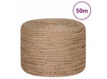 Vidaxl Corda Di Iuta Da 50 M Di Lunghezza Con Spessore Di 8 Mm