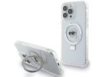 Karl Lagerfeld Klhmp15Xhmrskhh Iphone 15 Pro Max 6,7 BiałY/Bianco Custodia Rigida Anello Stand Karl Head Magsafe