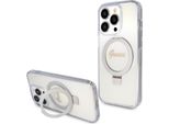 Guess Guhmp15Xhrsgsd Iphone 15 Pro Max 6.7 Przezroczysty/Transparent Hardcase Stand Script Glitter Magsafe