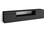 Mobile Tv Soggiorno, 200X35X45Cm, Per Tv Fino A 80", Mobile Soggiorno, Nero"