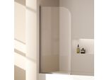 Emke 70X140Cm Parete Divisoria Per Vasca Da Bagno Schermo Pieghevole Cabina Doccia Accessorio Per Vasca Da Bagno Nano Rivestimento Easy-Clean