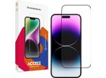 Iphone 15 Pro Max Screenprotector: Accezz Gehard Glass Full Cover - Trasparente