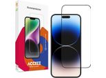 Iphone 15 Pro Screenprotector: Accezz Gehard Glass Full Cover - Trasparente