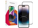 Iphone 14 Pro, Iphone 15, Iphone 16 Screenprotector: Accezz Gehard Glass Full Cover - Trasparente