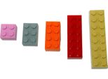 Lego® Bricks High Bricks Misto Colorato Nuovo! Quantità 500