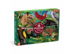 Mudpuppy Puzzle Reversibile Della Foresta Pluviale Sopra E A Terra 100 Pezzi