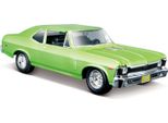 Maisto - 1970 Chevrolet Nova Ss, Verde Chiaro, 1:24