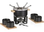 Kela Set Per Fonduta Gunten In Acciaio Inox Nero 19,0Cm 20,0Cm 1,6L KL-10068