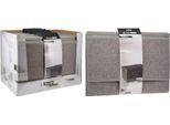Homestyling Contenitore 44X33X22 Cm Tessuto Grigio Ko-101001750Seduta