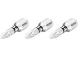 Bit 2216N-PZ1/3 ∙ 1/4 Di Pollice (6,3 Mm) Esagono Pieno ∙ Profilo Pozidriv Pz ∙ 3 Pezzi ∙ Sw PZ1
